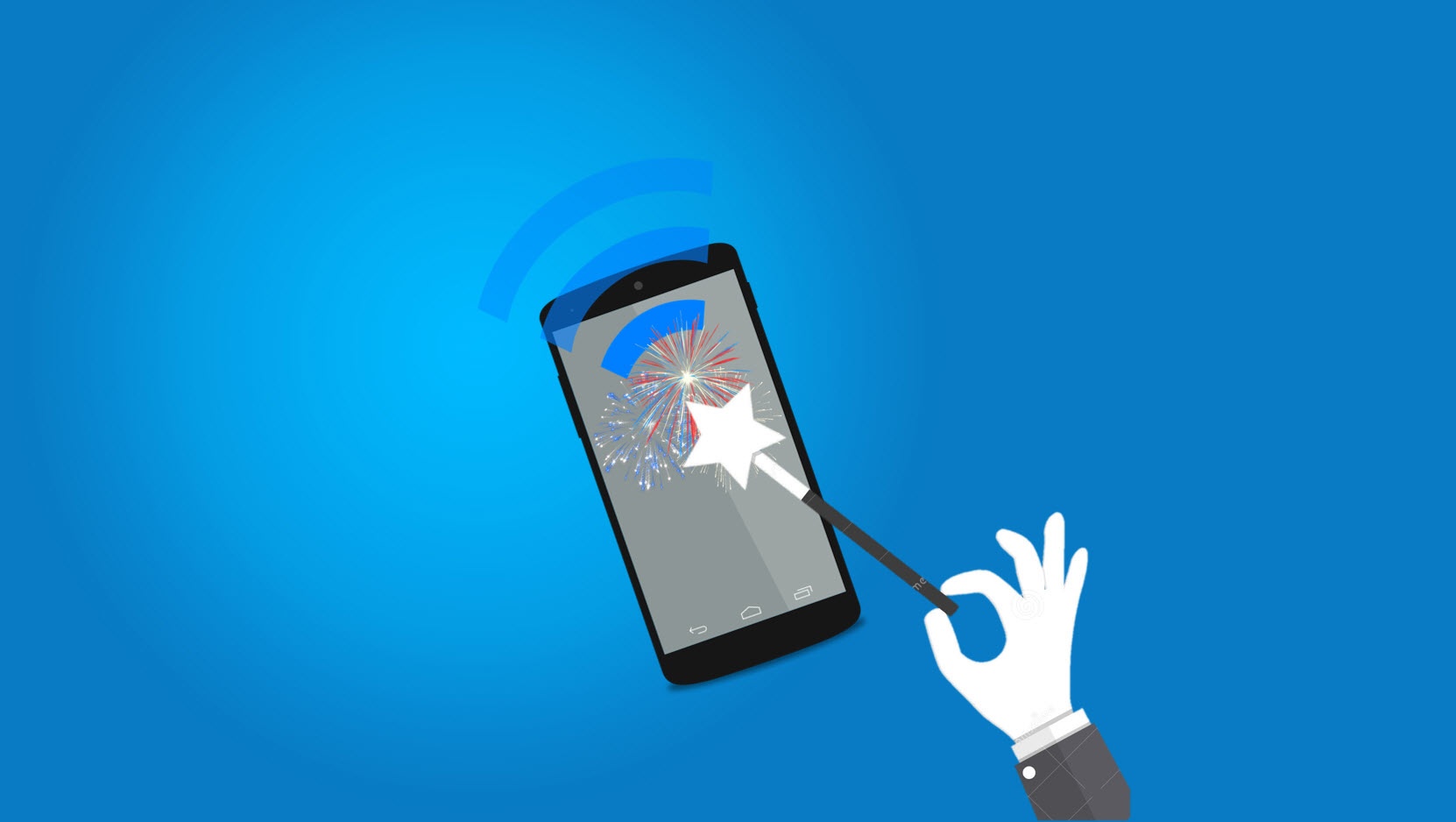 Hvordan slå på Wifi tale på Android eller iPhone